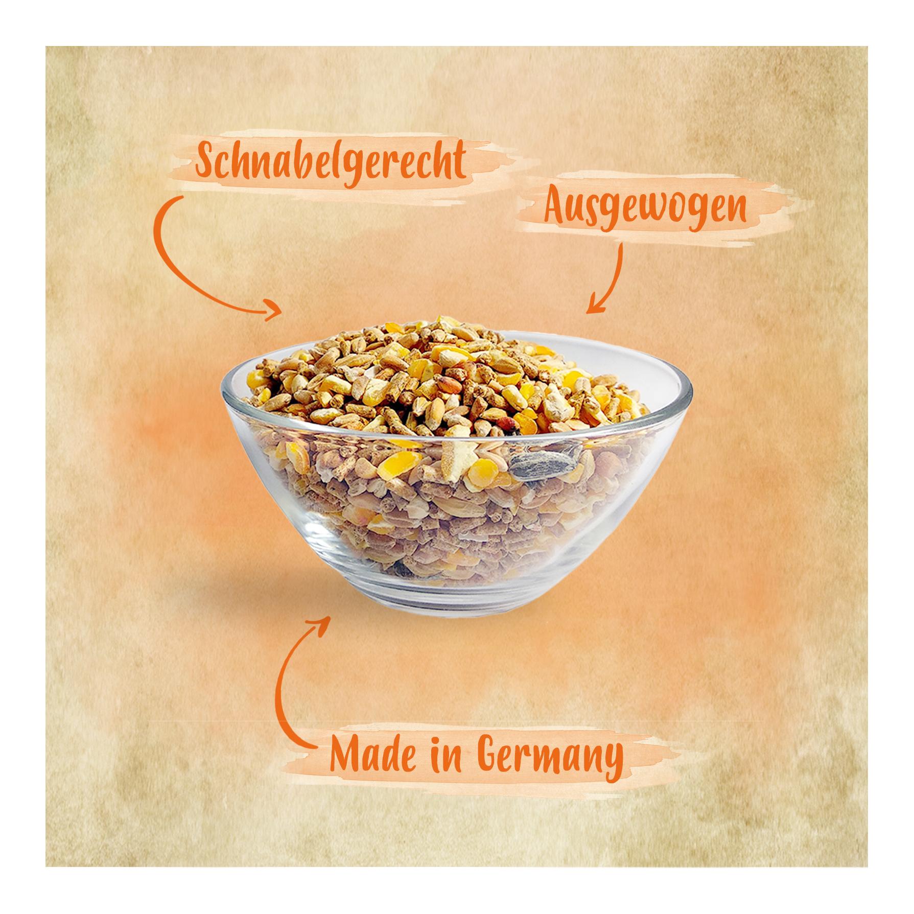 Hühnerfutter Mix - Ausgewogenes Alleinfutter - Ganzjahresmischung