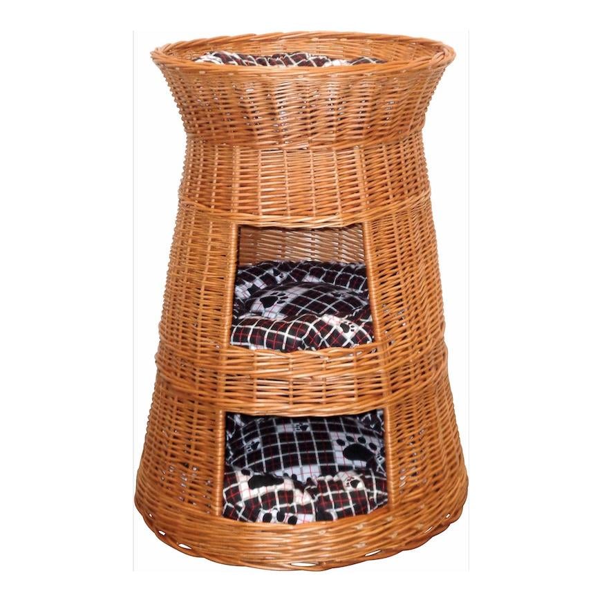 Image of Josty Katzenwohnturm Weide - Braun - bei Hauptner.ch