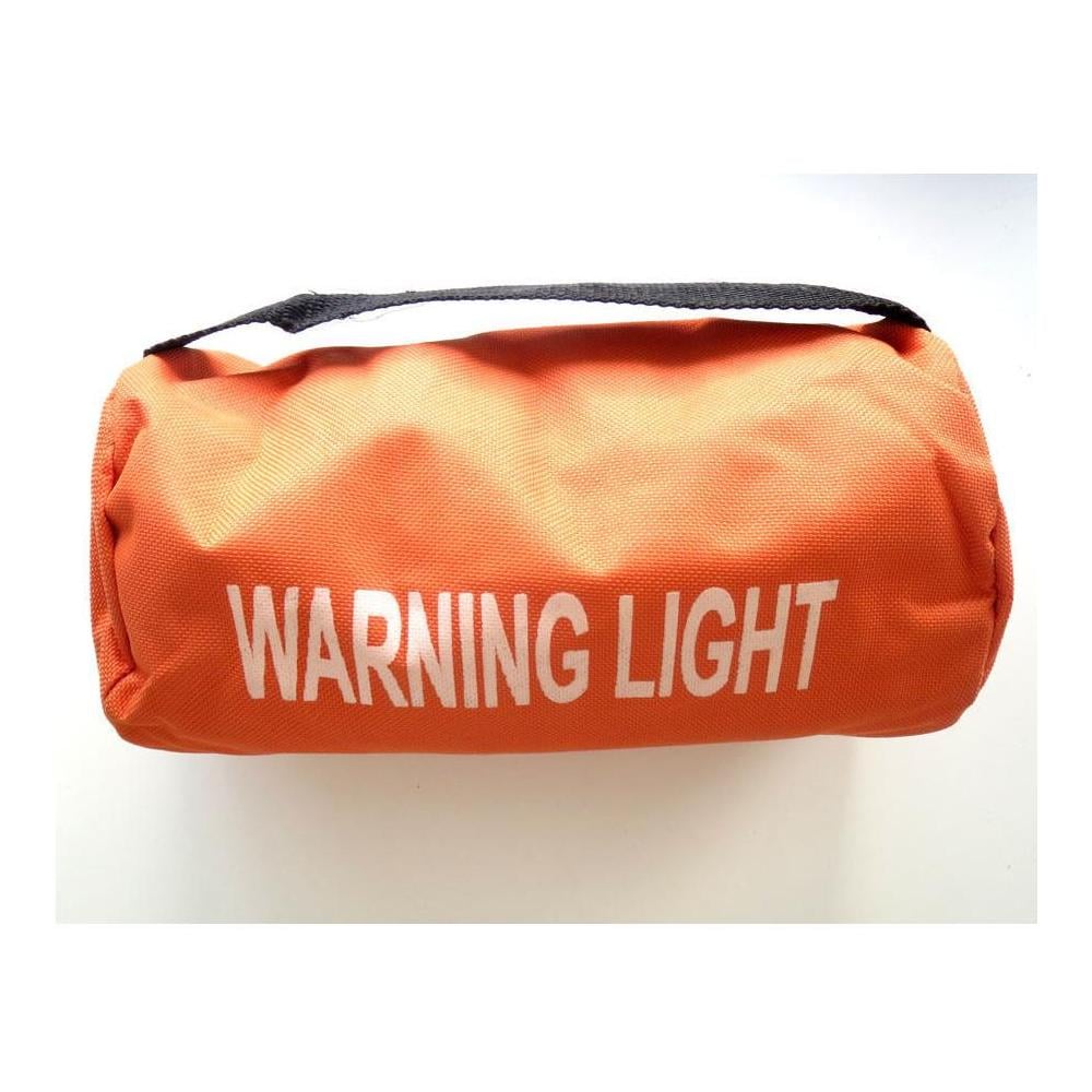 YONC LED Blitzer / Warnleuchte - Nylontasche - Orange