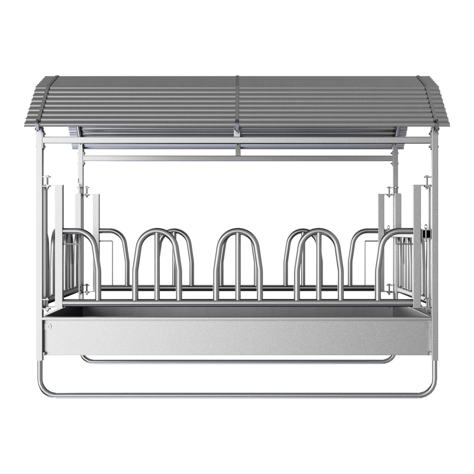 Grossballenraufe mit Palisadenfressgitter