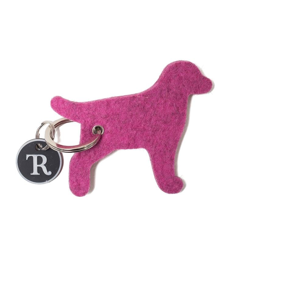 Porte-clés Filz chien - magnolia