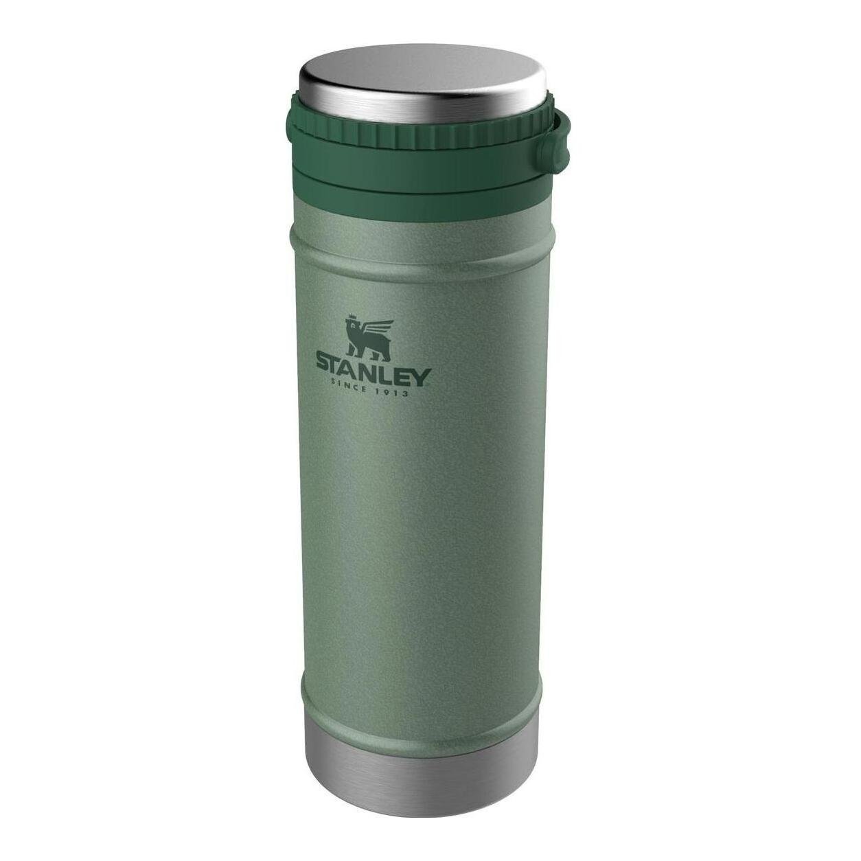 Image of Stanley Classic Vacuum Travel Press 0.47L - Hammertone Green bei Hauptner.ch