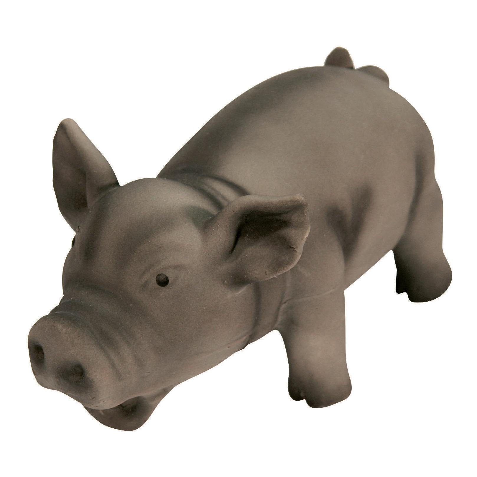 Latexschwein m. Grunzton 15cm- farblich sortiert