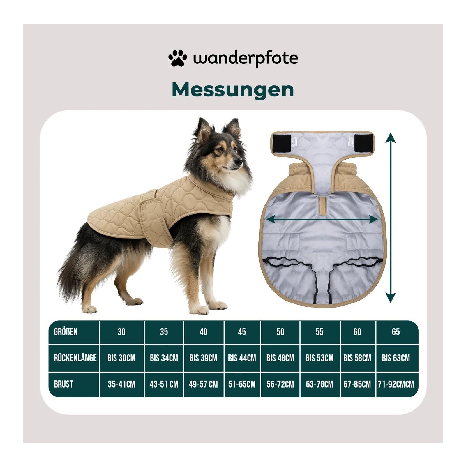 Hundemantel gesteppt