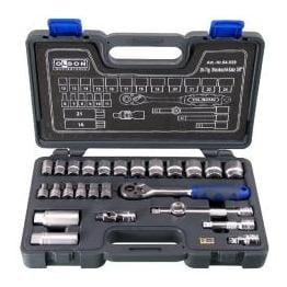 Image of Hawe Steckschlüssel-Satz 3/8" 26-teilig - Schwarz/Blau - bei Hauptner.ch