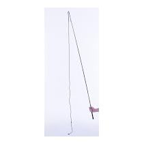 Longierpeitsche Economy teilbar schwarz/rot