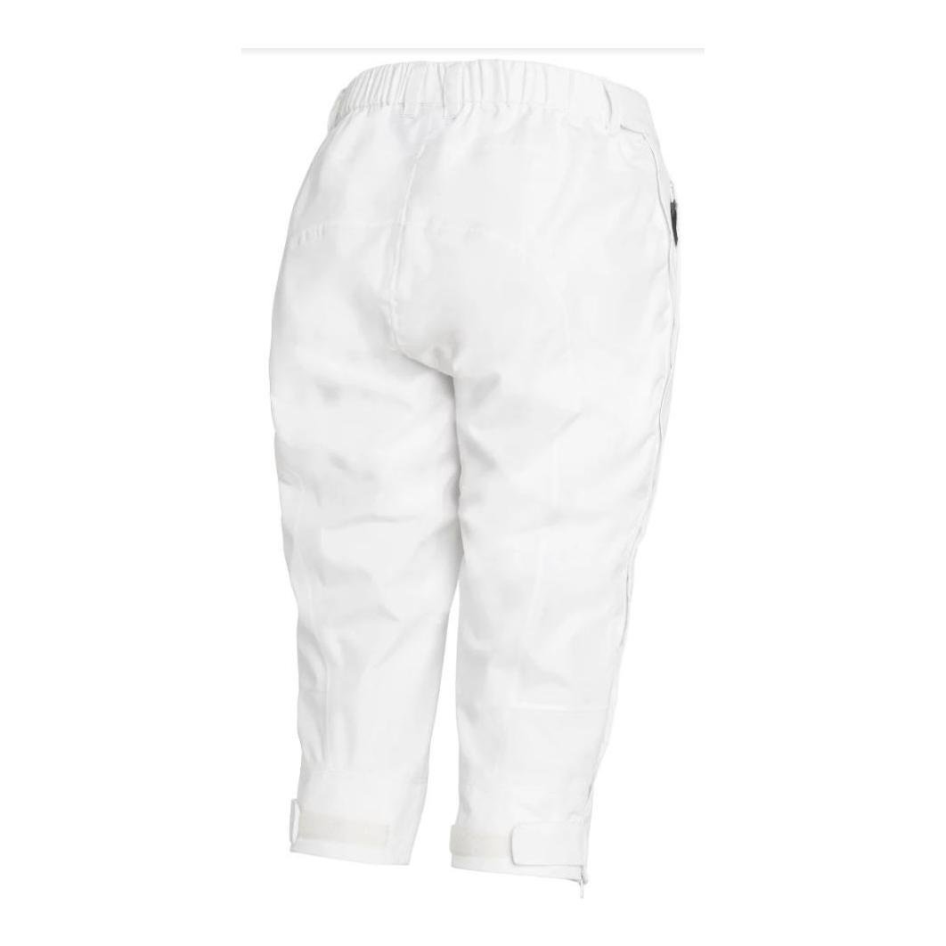 Surpantalon court avec grip unisexe - blanc