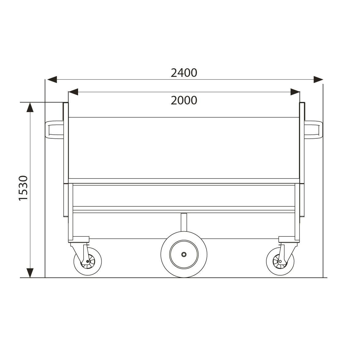 Growi Großraumkuli für Traktoren Euro-Aufnahme