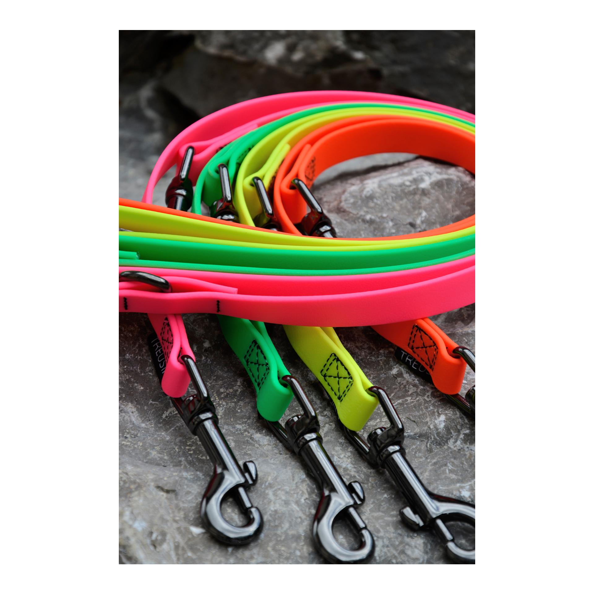 Hundeleine Biothane STAY verstellbar, 2m