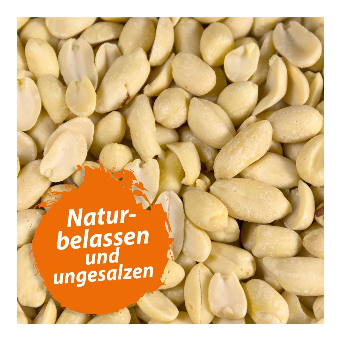 IdaPlus Arachides - aliments pour oiseaux sauvages à base de cacahuètes  entières ou de moitié de cacahuètes sans peau