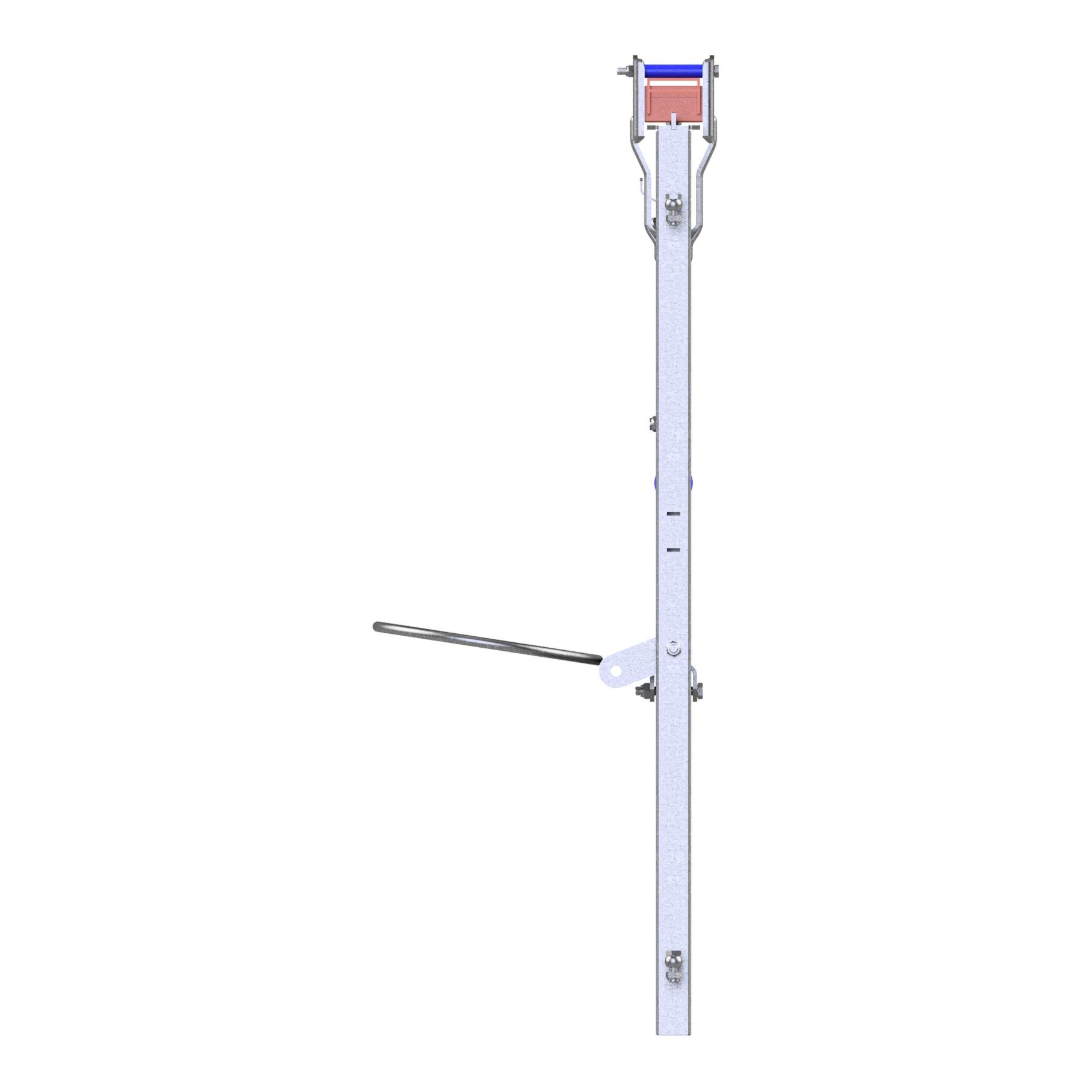 Kälberbox: Frontelement mit Eimerhalter Ø 260 mm
