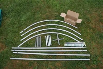 Construction de toit et bâche de toit pour tente de pâturage 2,75 m