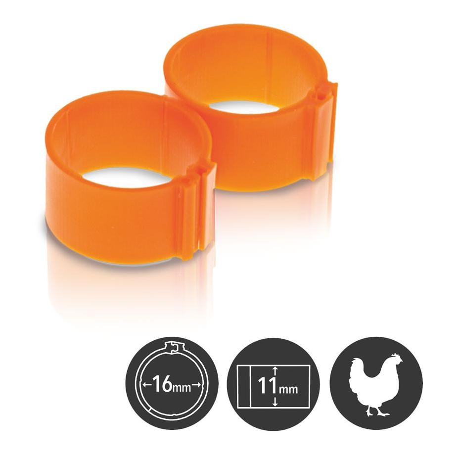 Hühnerfussringe 25 Stk.