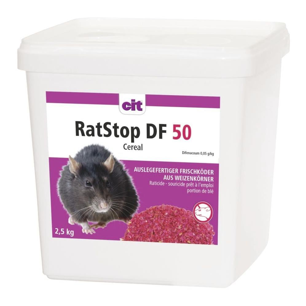 Image of Kerbl RatStop DF Cereal 50 - Weiss/Rot - bei Hauptner.ch