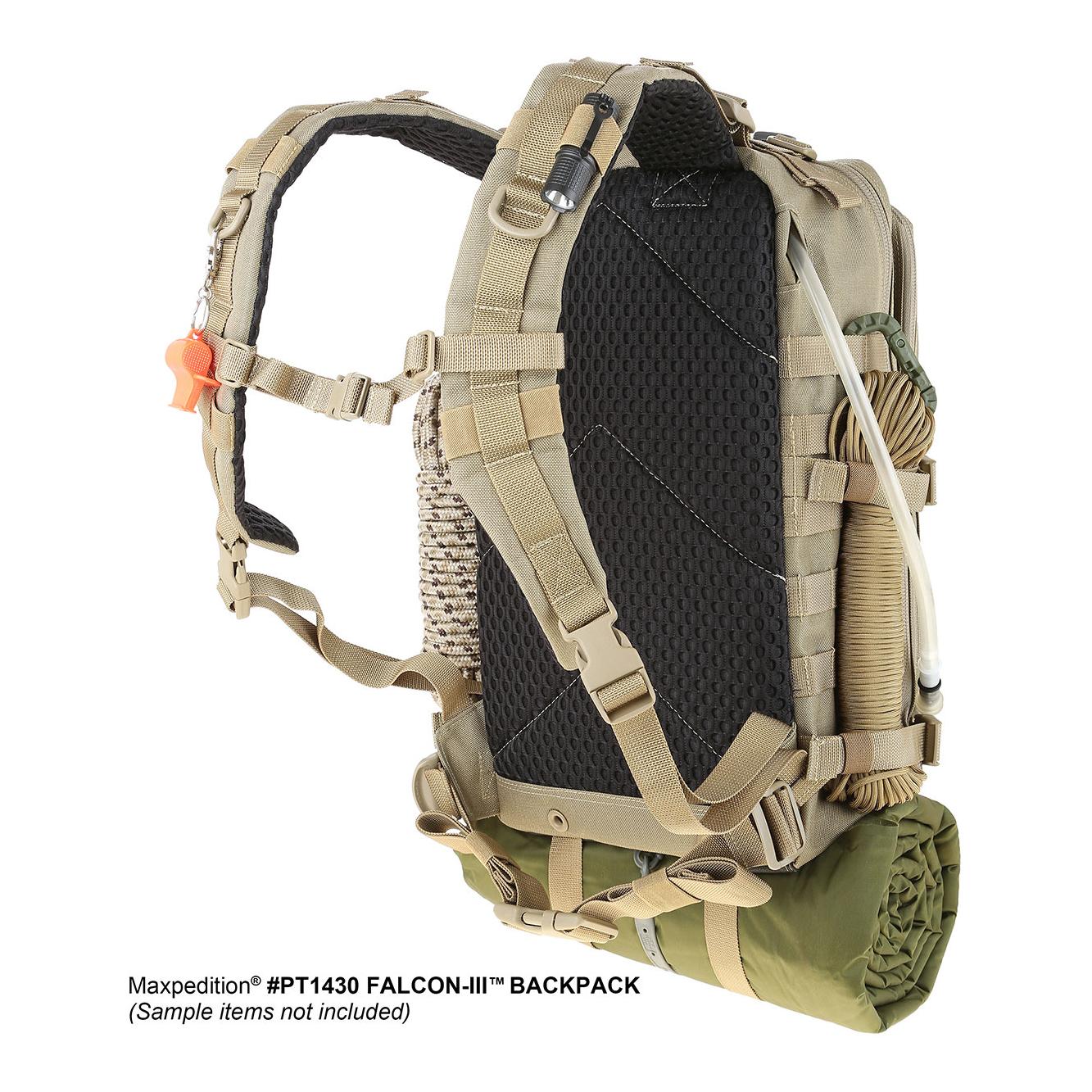 Falcon-III Rucksack 35L - Schwarz