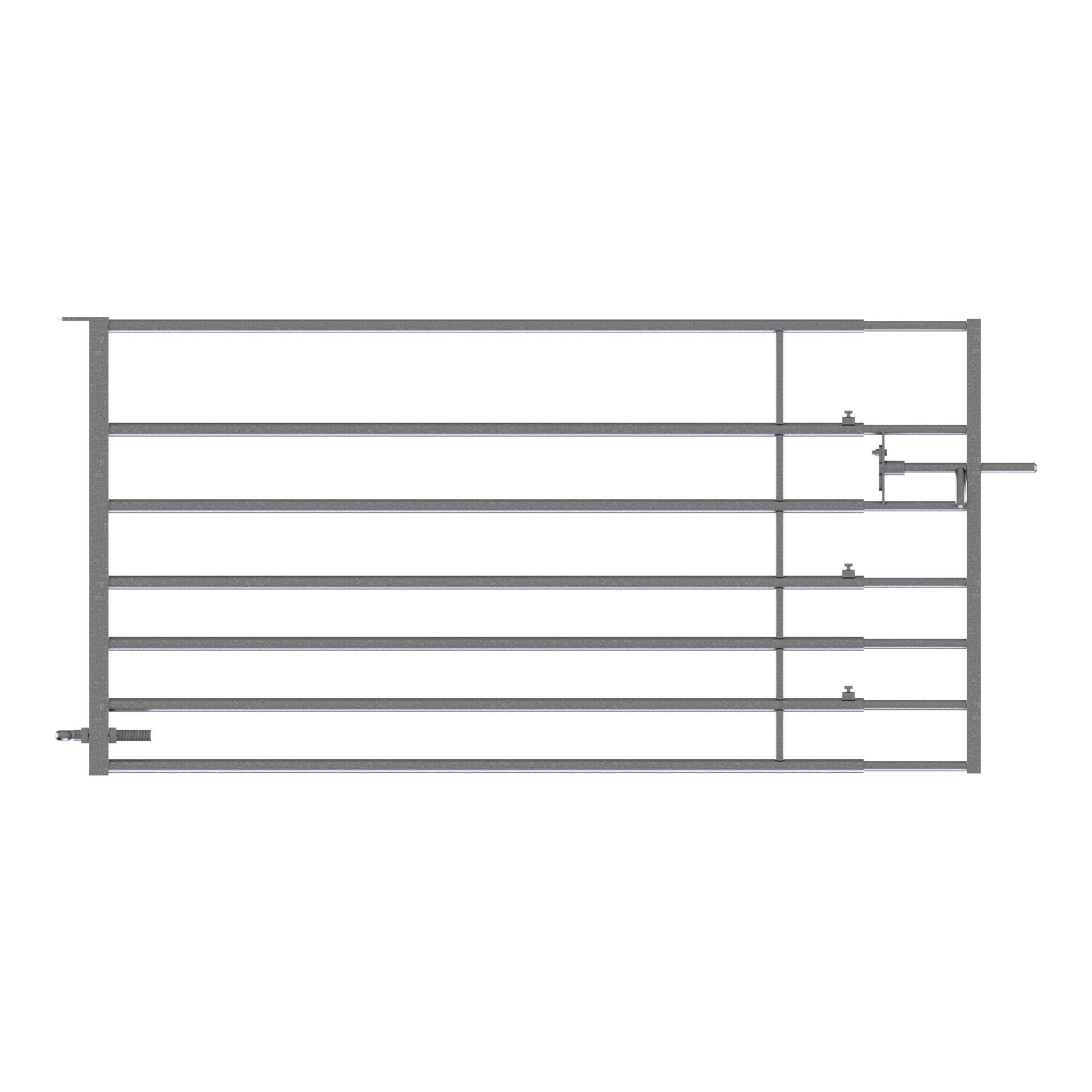 Abtrennung mit Tor für Schafe - verstellbar