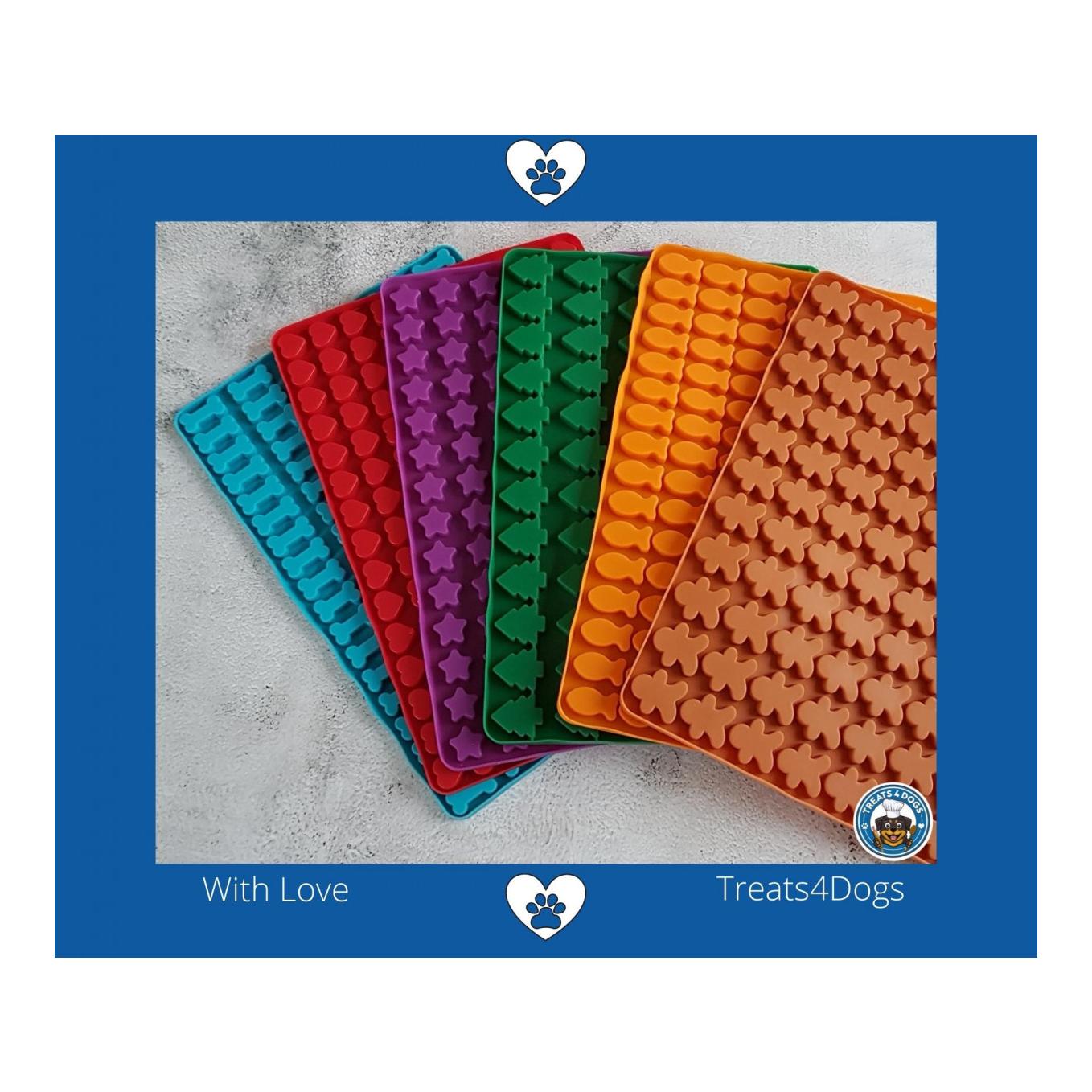 TREATS4DOGS Backmatte Mittlere Knochen 2 Stück