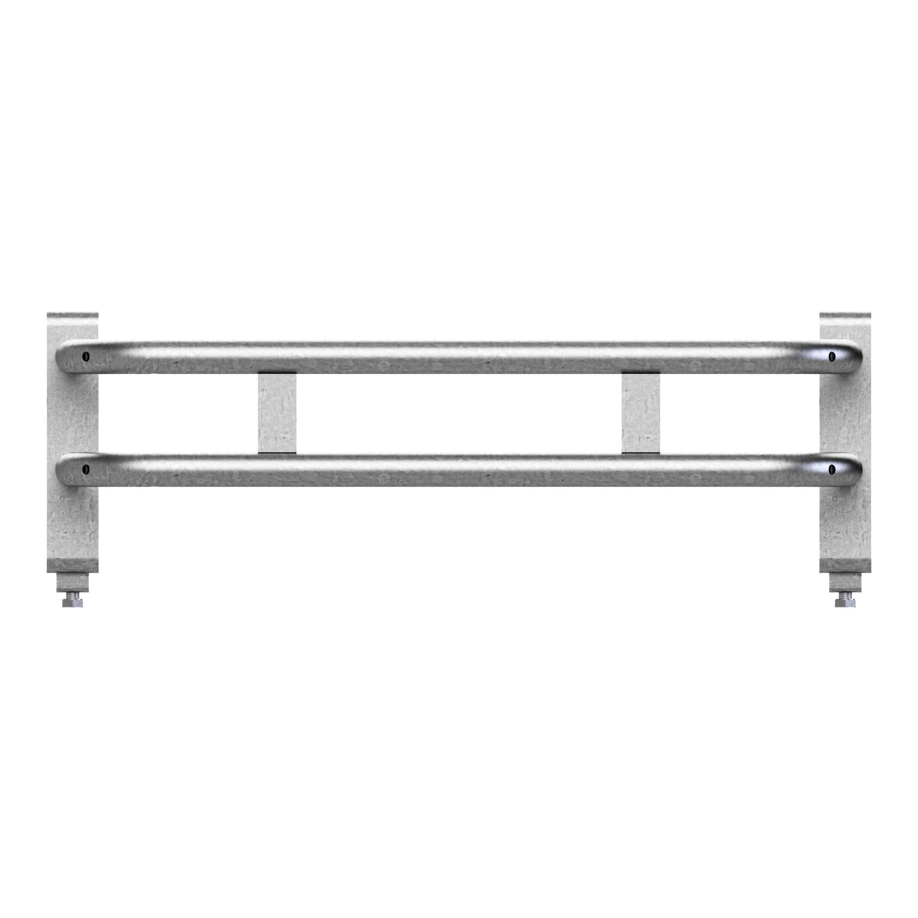 Dreipunkt-Schutzbügel für Viereckraufe