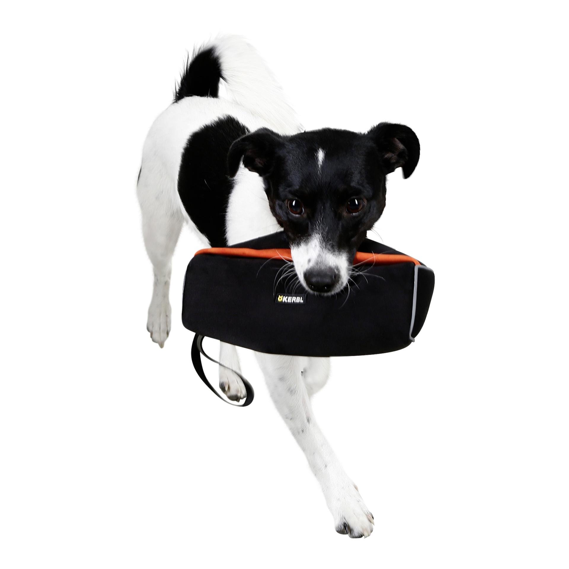 Snack Dummy reflektierend - schwarz/orange