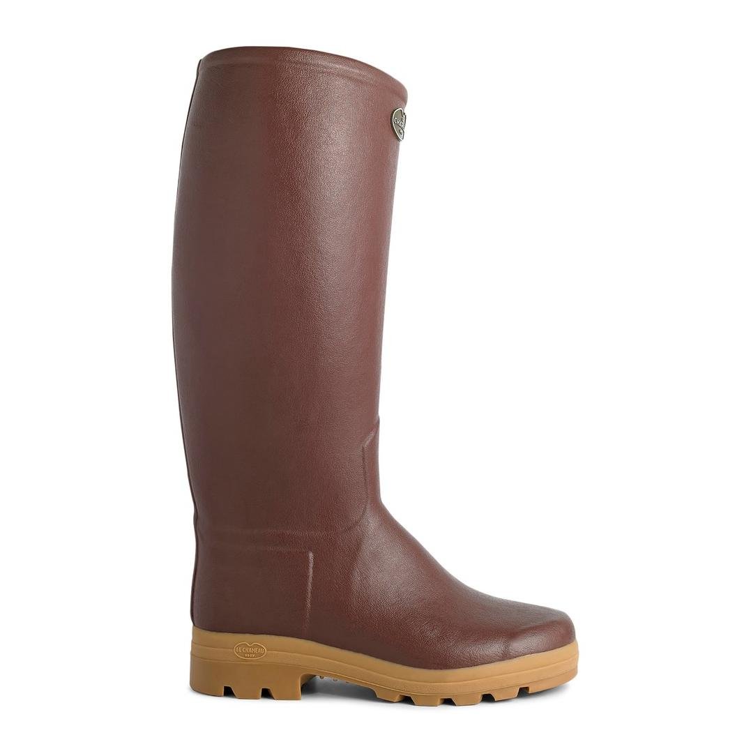 Image of Le Chameau Saint-Hubert Herrenstiefel mit Lederfutter - Wadenweite 40 - braun bei Hauptner.ch