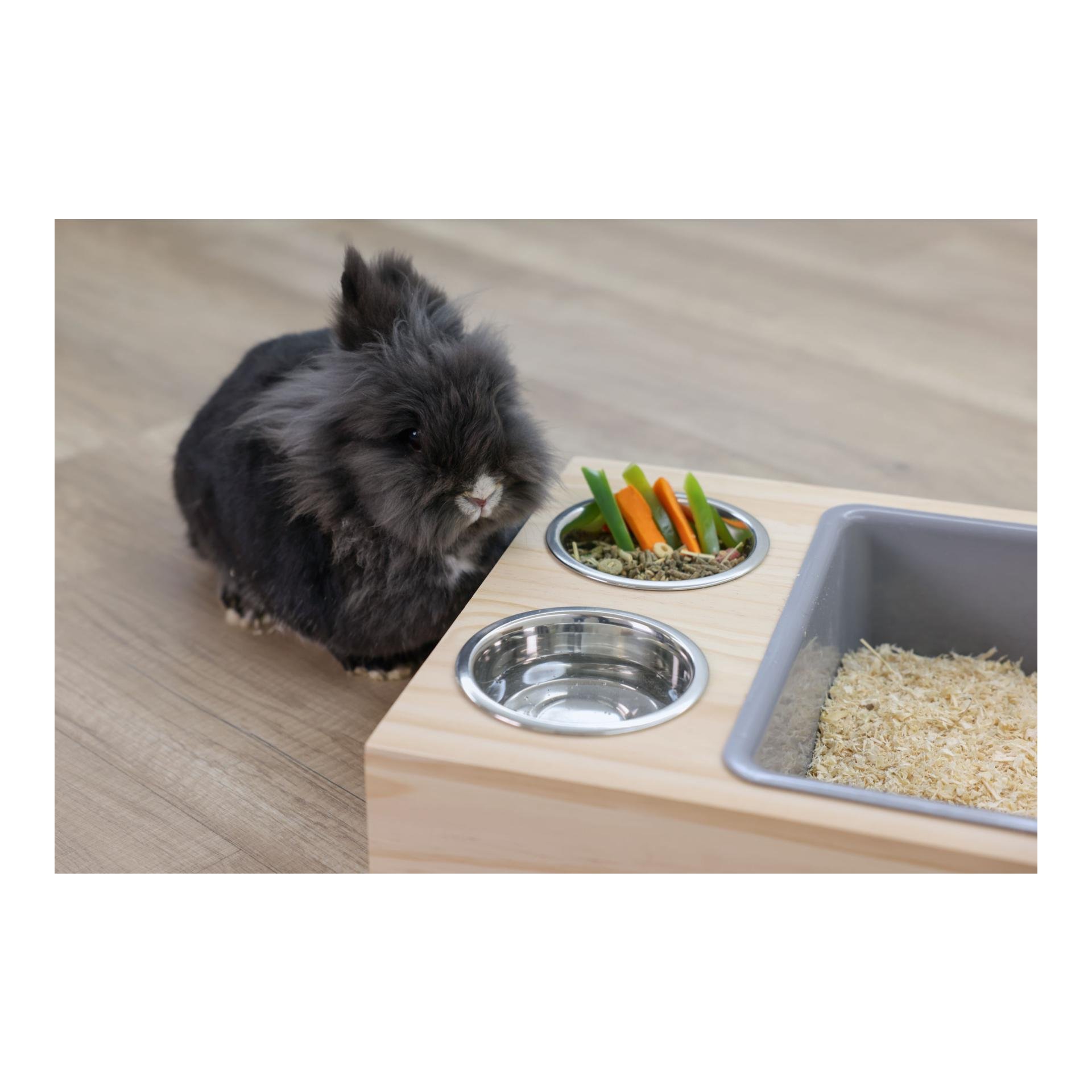 Buddel- und Futterstation