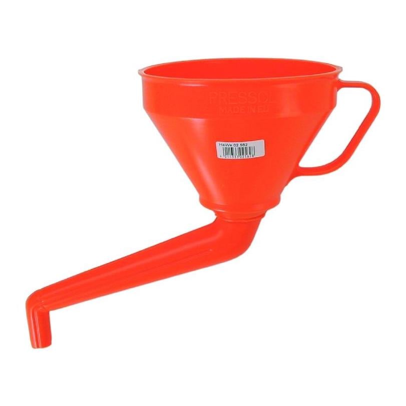 Image of Hawe Kunststoff-Trichter mit festem Winkelrohr u. Sieb - Rot - bei Hauptner.ch