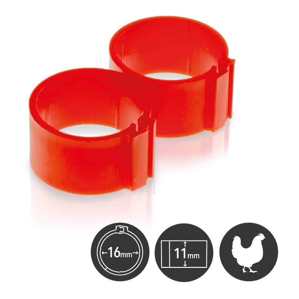 Hühnerfussringe 25 Stk.