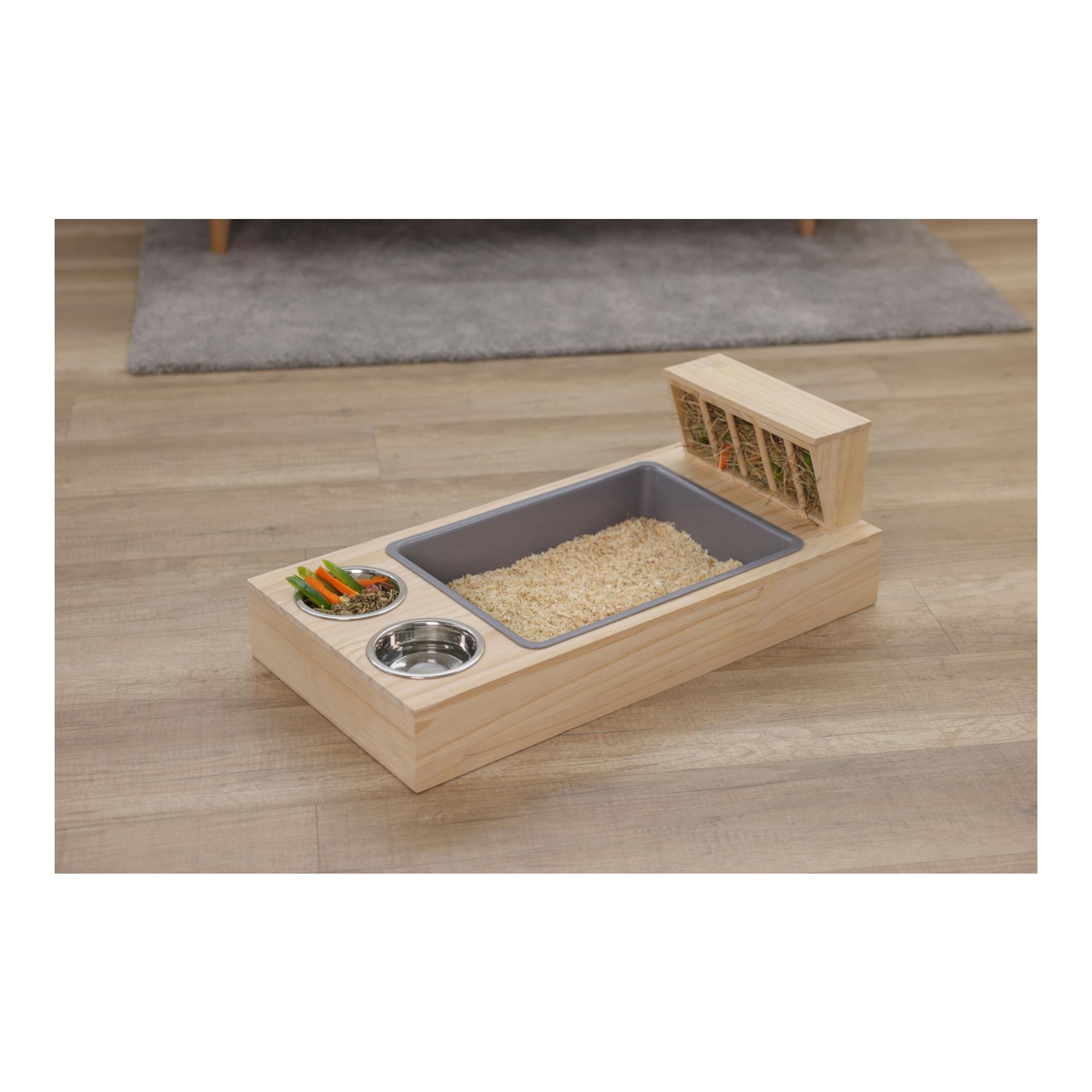 Buddel- und Futterstation