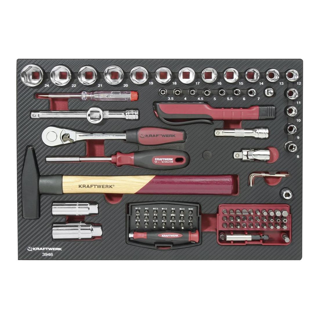 Profi-Alu-Werkzeugkoffer - 151-tlg.