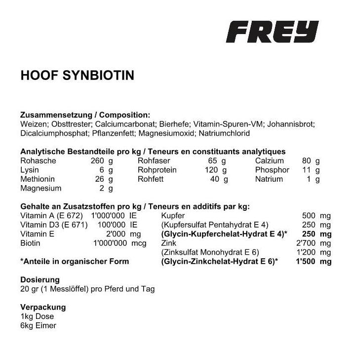 Zusatzfutter Hoof Synbiotin 1kg