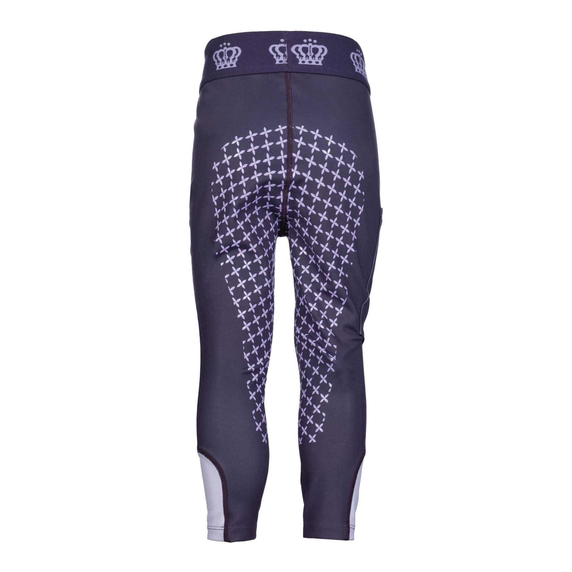 Kinder Reitleggings Lola Silikon-Kniebesatz