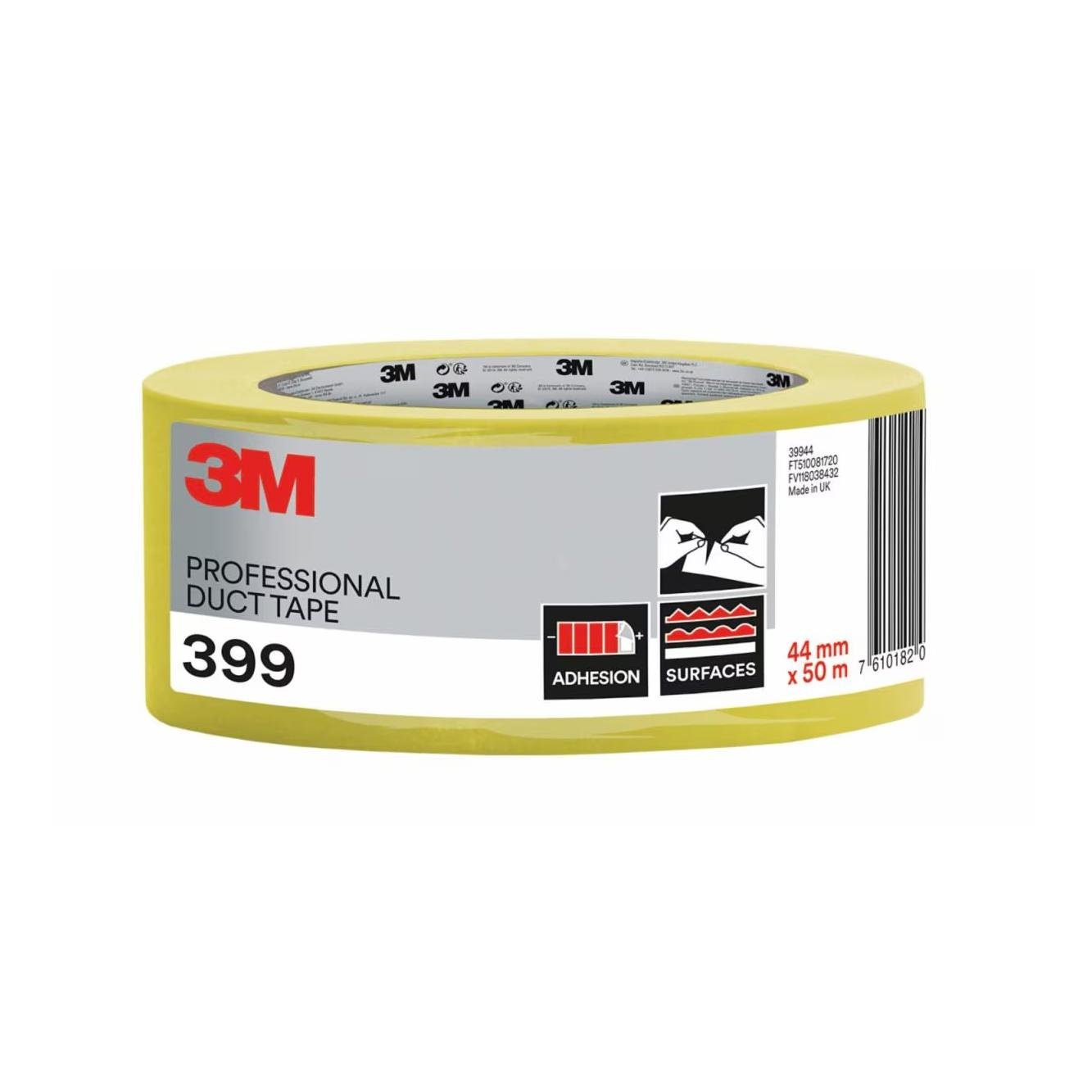 399 Bande de tissu pour béton, jaune