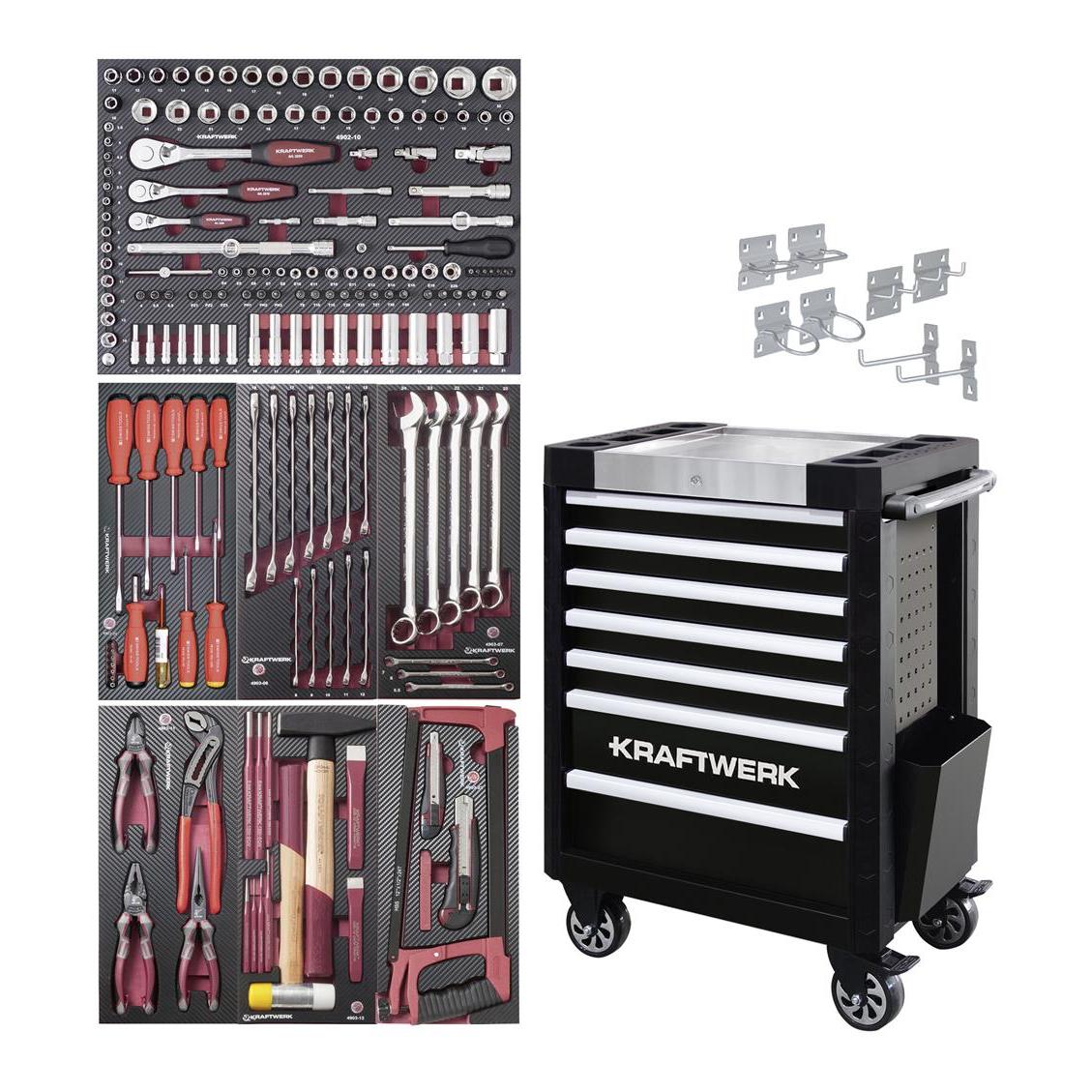 Image of Kraftwerk Werkstattwagen P407 - 194tlg. - Schwarz - bei Hauptner.ch