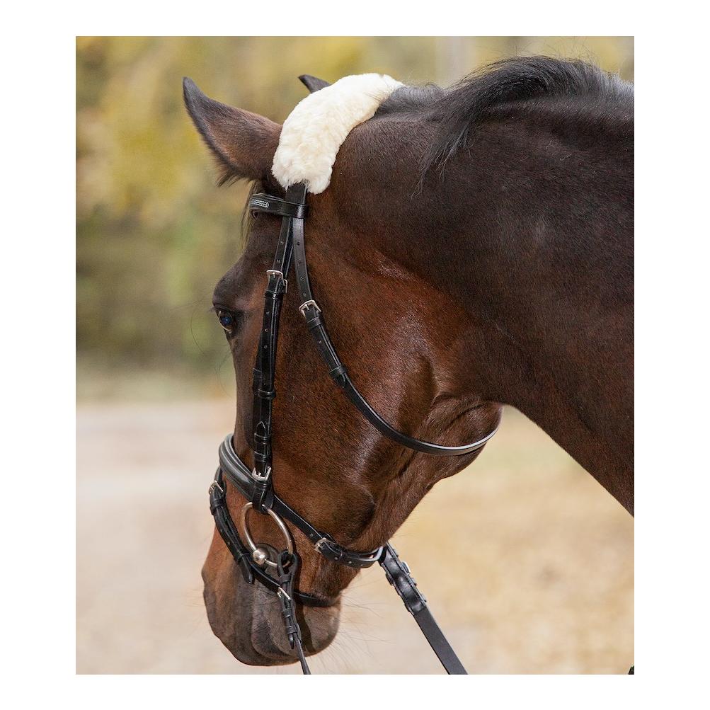 Lammfell Nasen- oder Genickpolster - natur