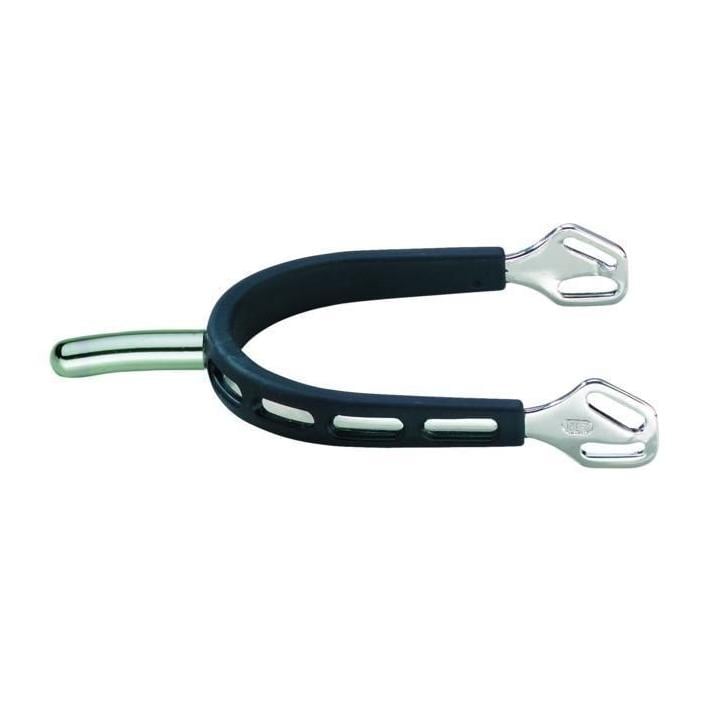 ULTRA fit EXTRA GRIP Edelstahlsporen - mit Balkenhol Schlaufe - 35mm Dorn abgerundet