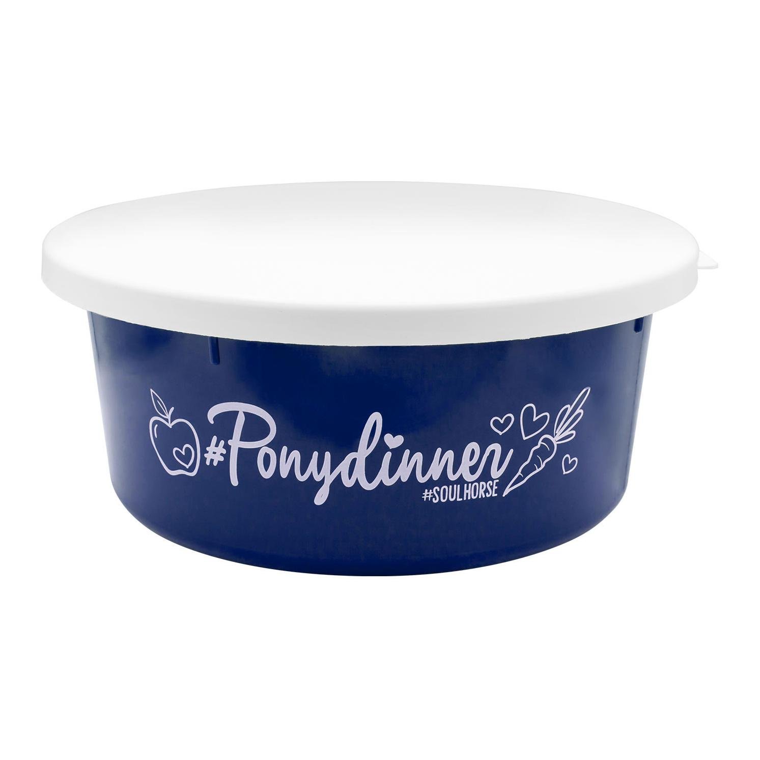 Image of Soulhorse Futterschüssel "Ponydinner" - Navy - bei Hauptner.ch