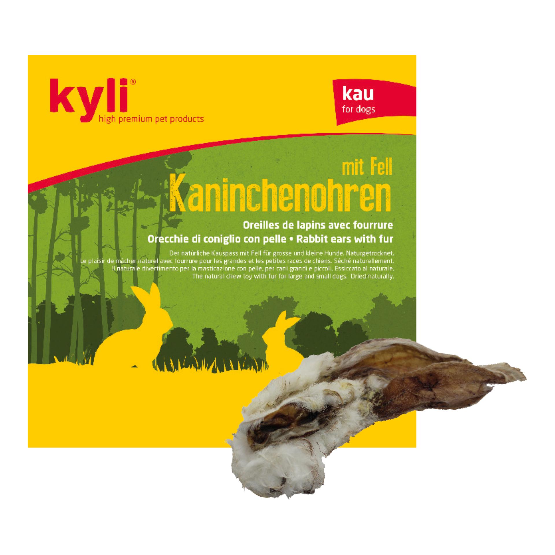 Kaninchenohren mit Fell