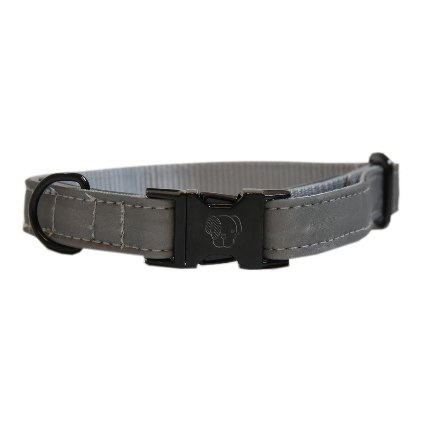 Hundehalsband Reflective - silber