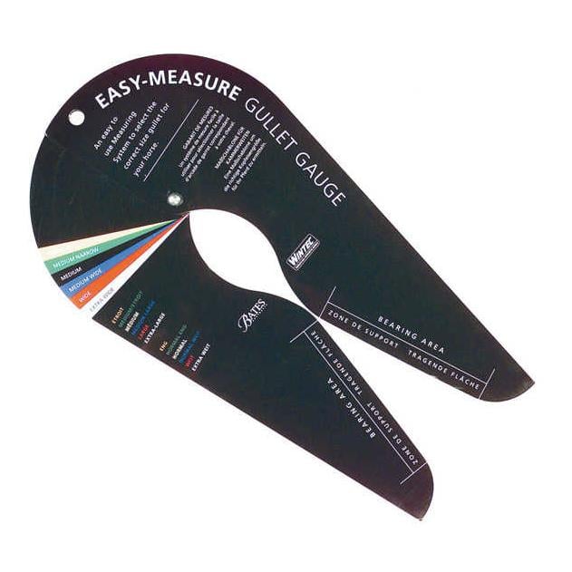 Massschablone für Kammerweiten