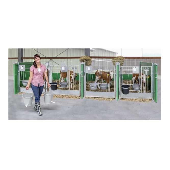 Tür geteilt mit Riegel zu Kälberbox von Patura