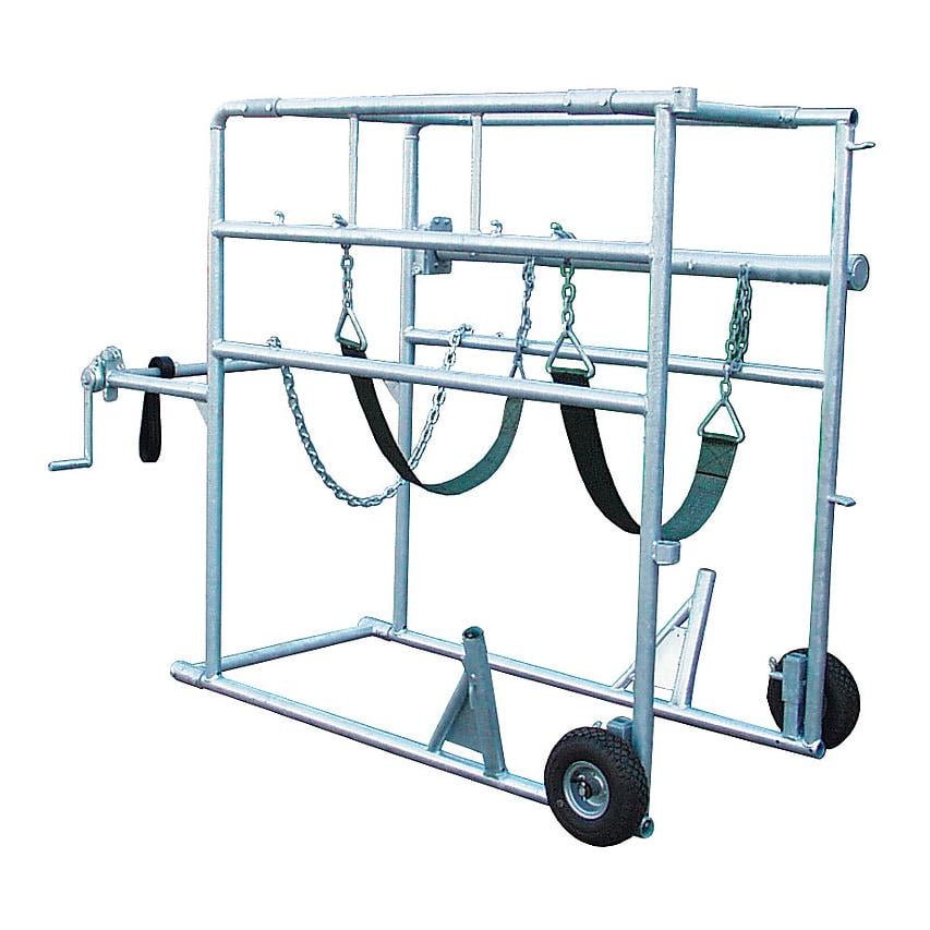 Image of Patura Klauenpflegestand Compact Stall mit 2 Rädern - verzinkt bei Hauptner.ch