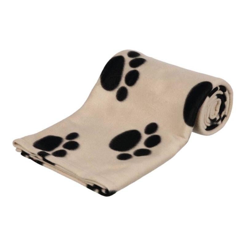Hunde-Fleecedecke Barney 150 x 100 cm - beige