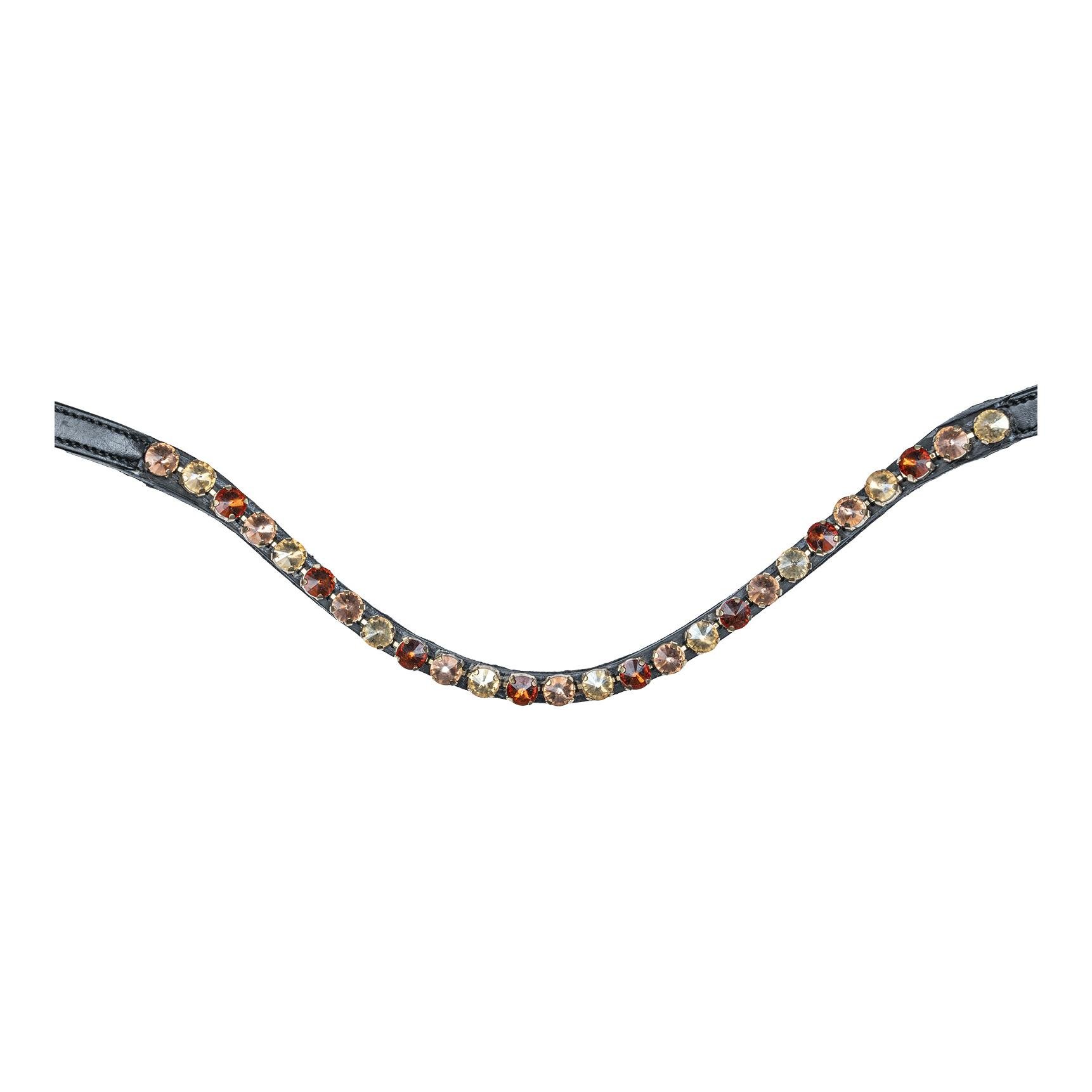 Trensenzaum X-Line Goldheart, schwed.komb.